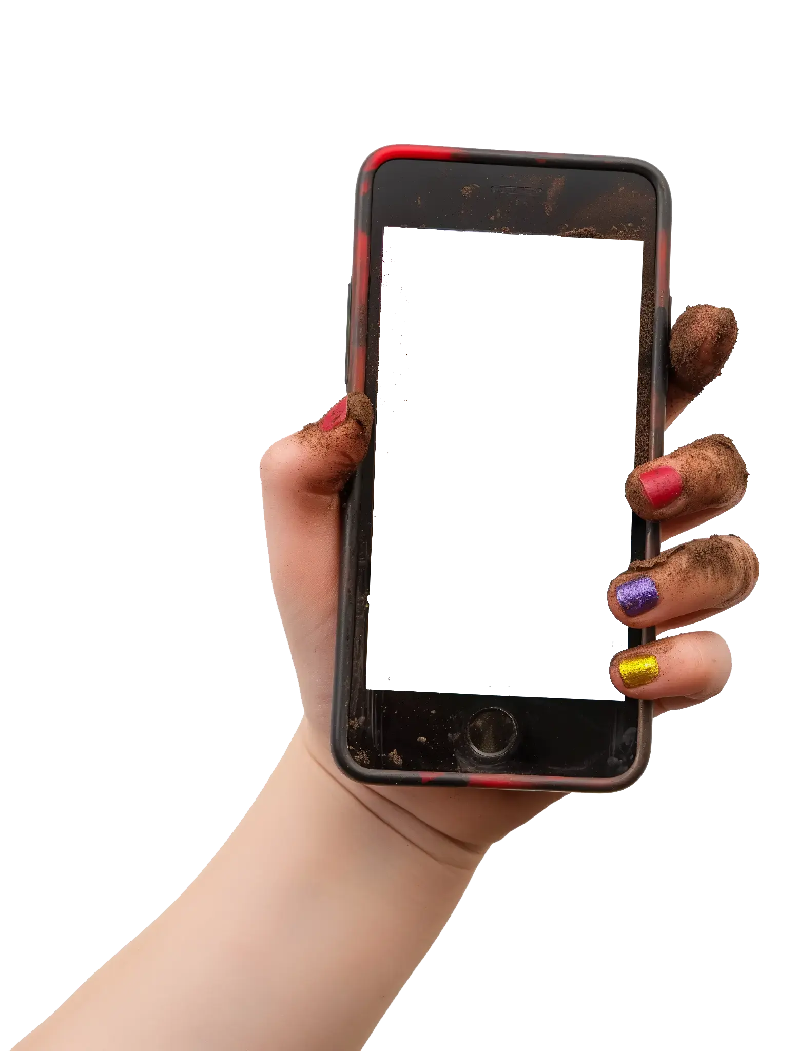 Telefon der viser Flimmer-appen